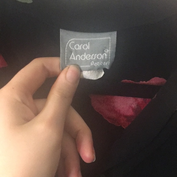 Vintage lace floral print button blouse - Picture 2 of 4